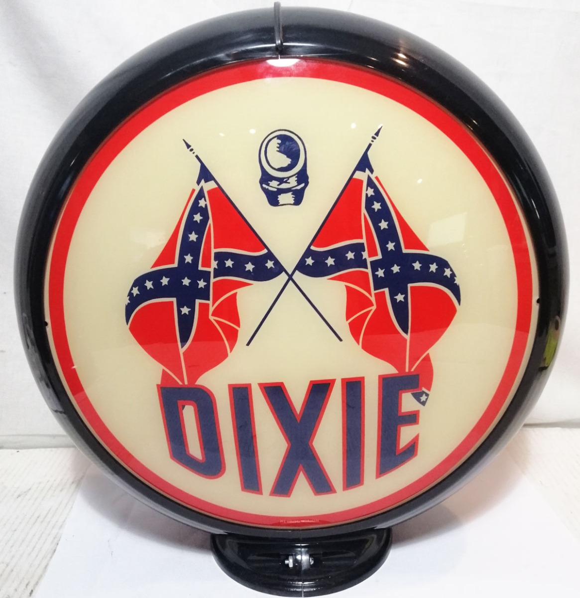 Dixie Gas Benzinepomp Bol | Fiftiesstore