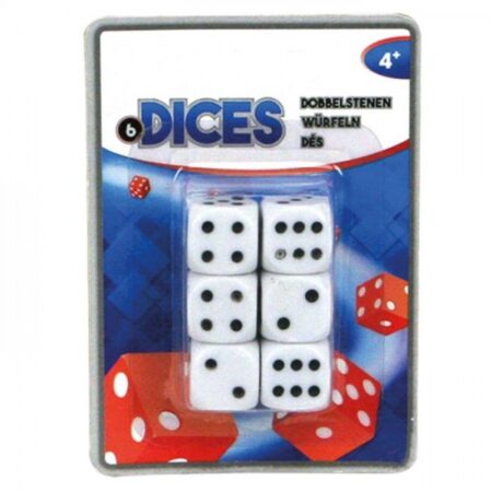 Dobbelset Dobbelstenen 6 stuks |