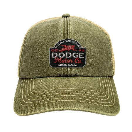 Dodge Motor Co Patch Trucker Pet - Vintage Olive Stone | Dodge