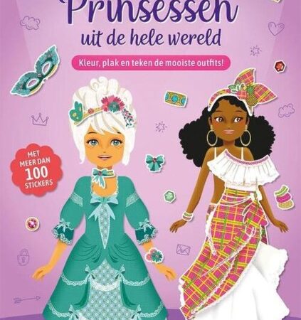 Doeboek Mode Studio - Prinsessen Uit De Hele Wereld | Deltas