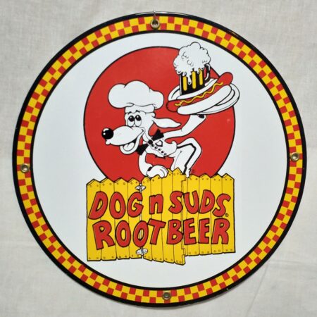 Dog n Suds Rootbeer Emaille Bord | Fiftiesstore