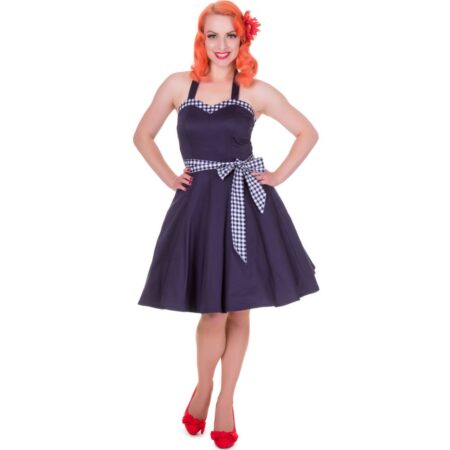 Dolly & Dotty Anita Gingham Dress Blue & White-XXS | 39% korting | Dolly and Dotty