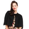 Dolly & Dotty Sabrina Cape Black-M/L | Dolly and Dotty