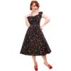 Dolores Doll Dress 50s Cherry Print-34 (NL)/ 8 (UK) | 49% korting | Collectif
