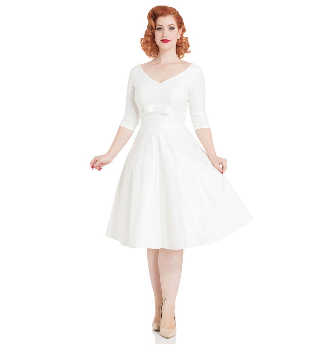 Dorothy Bridal Flared Dress-L | 41% korting | Tatyana