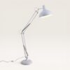 Dorsen - Staande lamp Wit Metaal 180 cm - Modern design - Woonkamer lamp - In hoogte verstelbaar - E27 fitting - Met voetschakelaar | LUSENZ