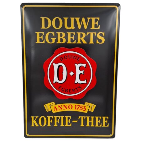 Douwe Egberts Emaille Bord - 68 x 48cm | Fiftiesstore