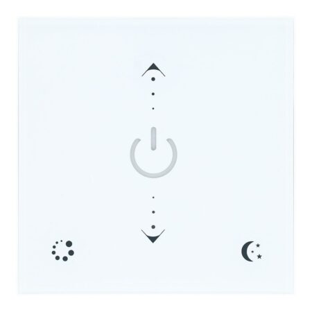 Draadloze LED Touch Dimmer - Touchpaneel - Geschikt voor 12 Volt Inbouwspots - Voor inbouw & opbouw - 2.4GHz - Wit | HOFTRONIC