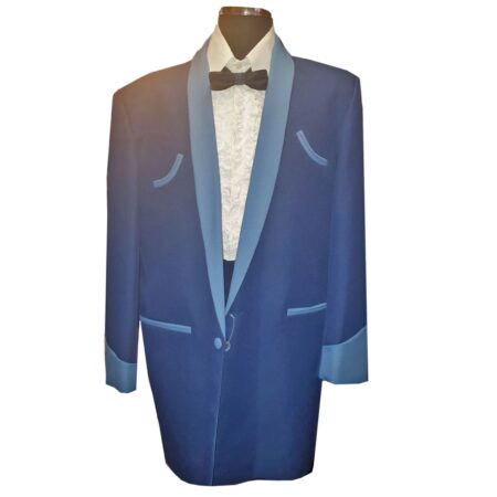 Drape Jacket Navy / Smoke Blue size 54 | 19% korting | Fiftiesstore