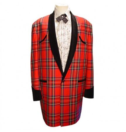 Drape Jacket Red Tartan-50 (NL) / 40 (UK) | 46% korting | Fiftiesstore