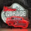 Dream Garage Chevy 57' Chevrolet Neon Verlichting 69 x 58 cm - Rood