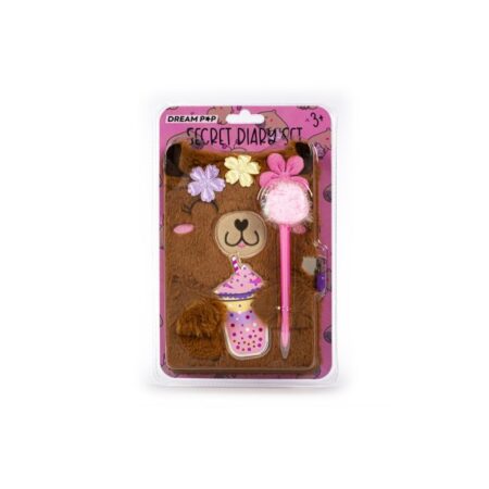 Dream Pop Fluffy Dagboek Capibara Met Pompompen |
