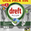Dreft Vaatwastabletten Platinum All In One - 66 stuks