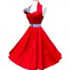 Dress Duchess Satin Red-46 (NL)/ 18 (UK) | 31% korting | Vivien of Holloway