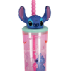 Drinkbeker met rietje - Blauw | Lilo & Stitch