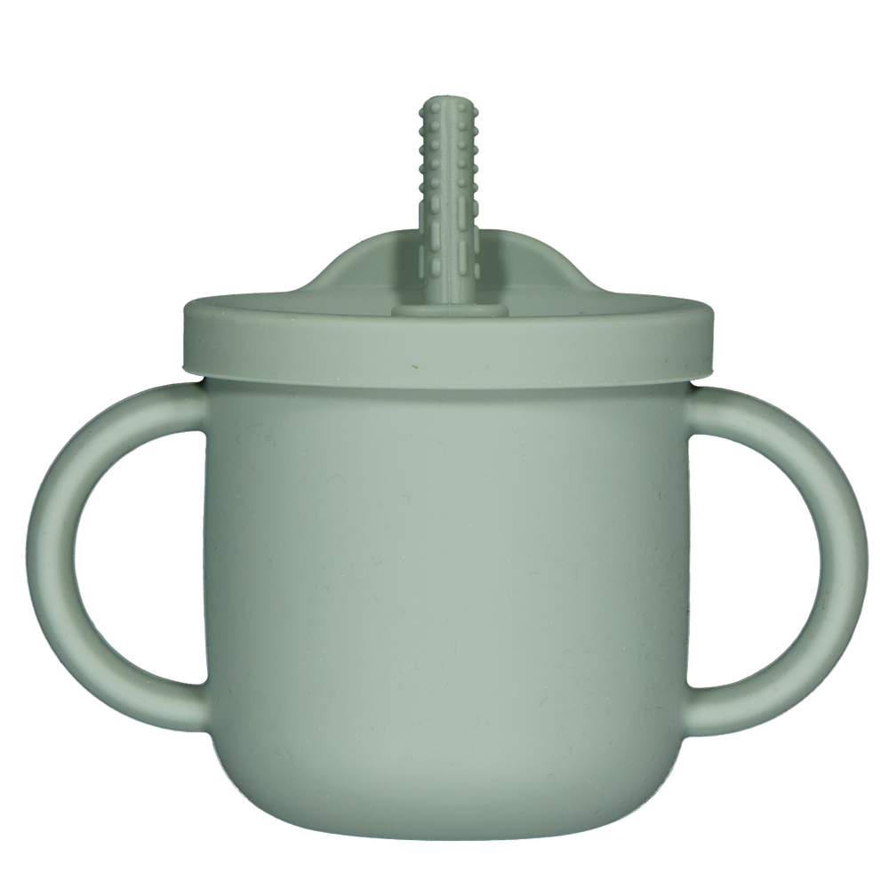 Drinkbeker met rietje - Groen | Zeeman