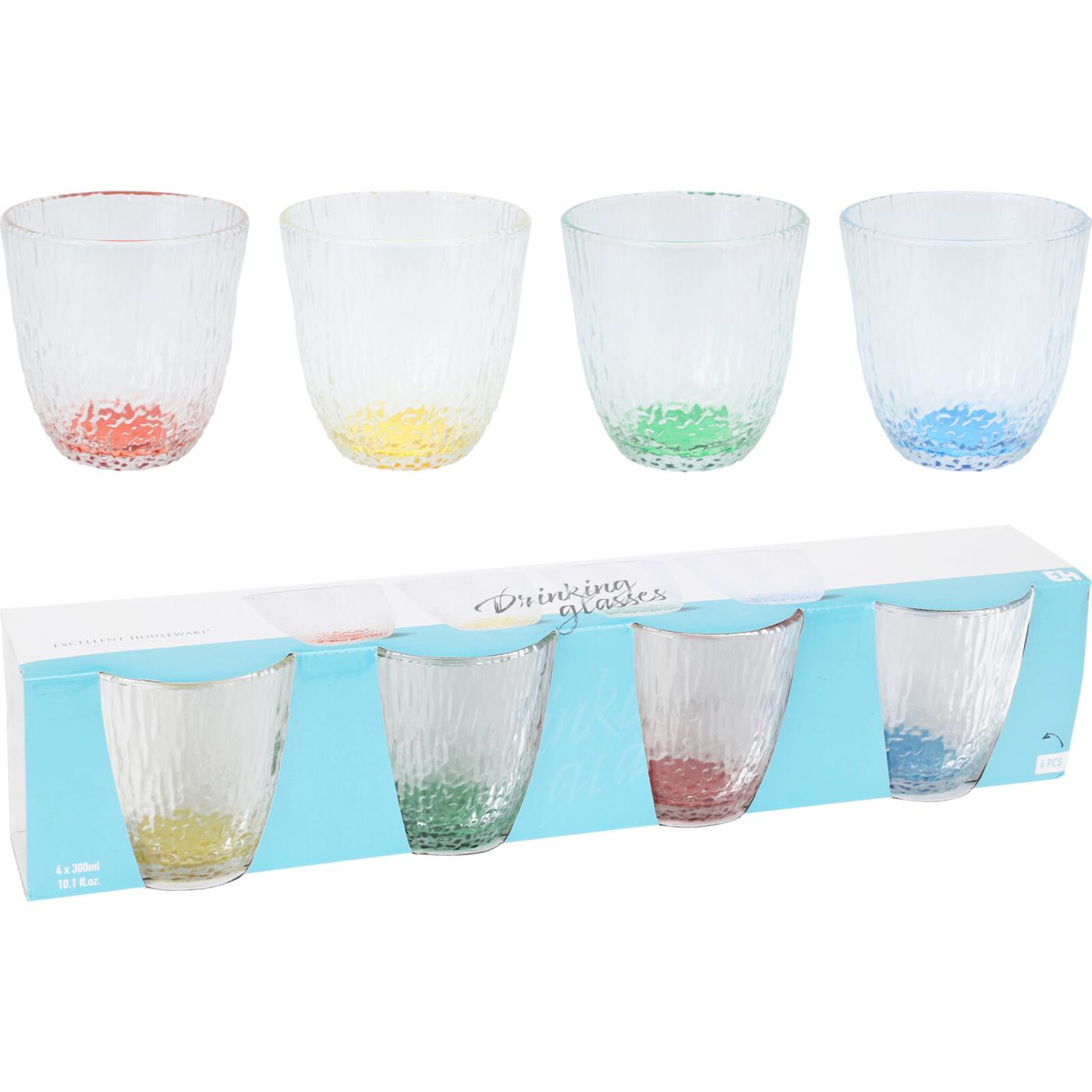 Drinkglazenset 4-delig 300ml | Excellent Houseware