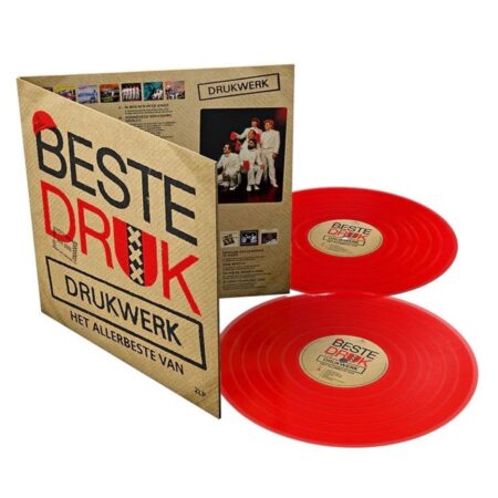 Drukwerk - Beste Druk (Rood Vinyl) 2 (LP) | Fiftiesstore