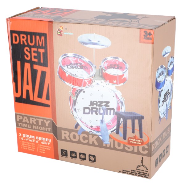 Drumstel Met Stoel Rock Music |