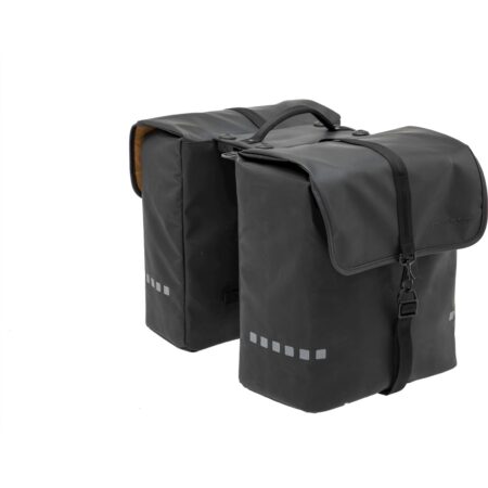 Dubbele Fietstas Odense black Racktime 39L | New Looxs