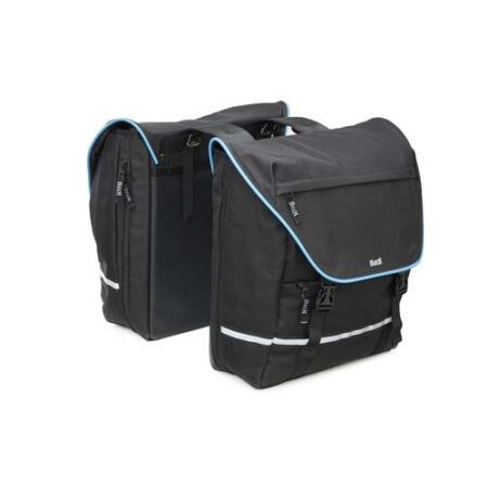 Dubbele Sportieve Fietstas SPRTV XL Zwart/Blauw | Beck