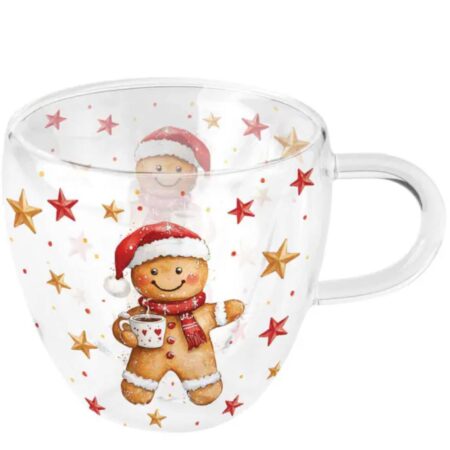 Dubbelwandig glas 200ml Cocoa & cookie | Ambiente