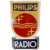 Dubbelzijdig Philips Radio Vintage Emaille Bord - 92 x 53cm | The Dutch Pickers