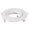 Dublin - LED Inbouwspot - Kantelbaar armatuur - Diameter 93mm - GU10 Fitting incl. lamphouder - Rond - IP20 voor binnen - Wit | HOFTRONIC