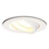 Dublin LED inbouwspot - 4 Watt 345 lumen - 2700K Warm wit - GU10 - Dimbaar - Rond - Kantelbaar - IP20 voor binnen - Wit | HOFTRONIC