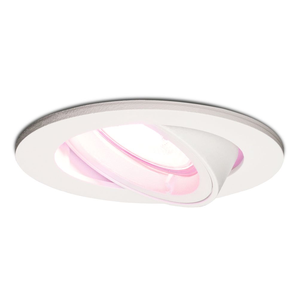 Dublin smart inbouwspot - Wifi + Bluetooth - RGBWW - GU10 - Kantelbaar - Google Home