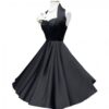 Duchess Dress Satin Black-32 (NL)/ 6 (UK) | 43% korting | Vivien of Holloway