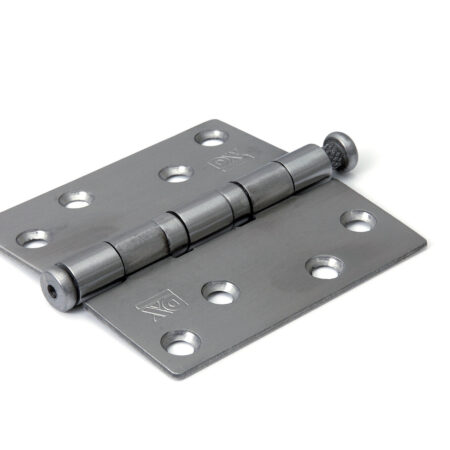 Dulimex Kogellagerscharnier rechte hoeken 89x89mm RVS geborsteld tot 80 kilo | Dulimex