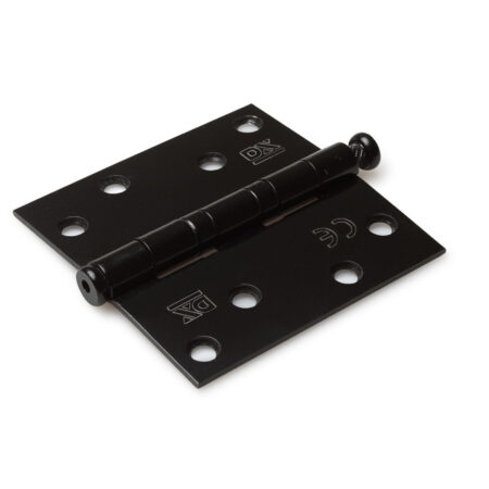 Dulimex Kogellagerscharnier rechte hoeken 89x89mm RVS zwart tot 80 kilo | Dulimex