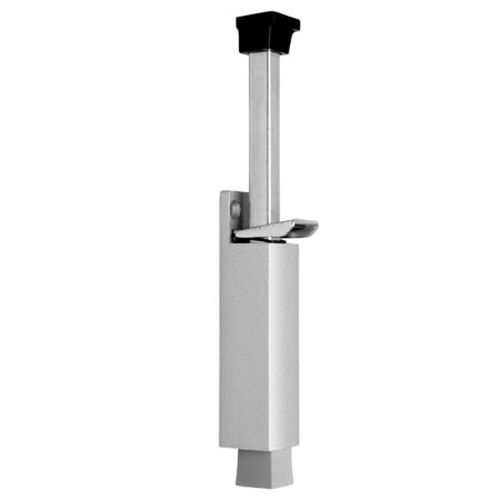 Dulimex Luxe deurvastzetter schootuitslag van 90 mm zilvergrijs | Dulimex