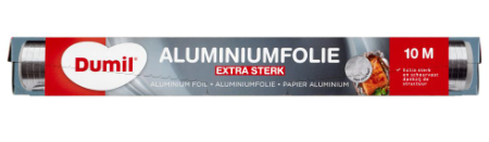 Dumil Aluminiumfolie 10m Extra sterk | Dumil