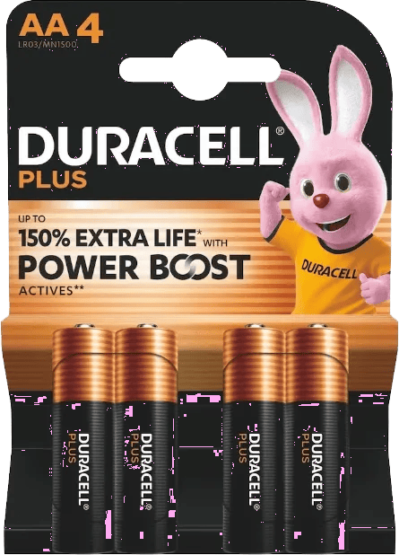 Duracell Plus AA batterijen 4 stuks