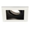 Durham vierkante LED inbouwspot - 4 Watt 345 Lumen - 6500K daglicht wit - GU10 - Dimbaar Kantelbaar - Voor binnen - Wit | HOFTRONIC
