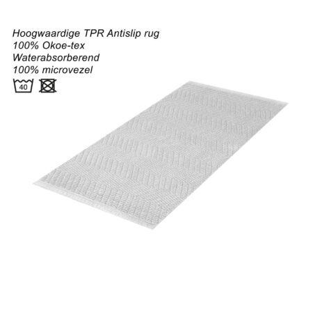 Dutch House Formia badmat 50x80cm wit | Dutch House