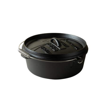 Dutch Oven 6Qt zonder pootjes - Veelzijdige Pot voor Thuis of Kampvuur | THE WINDMILL