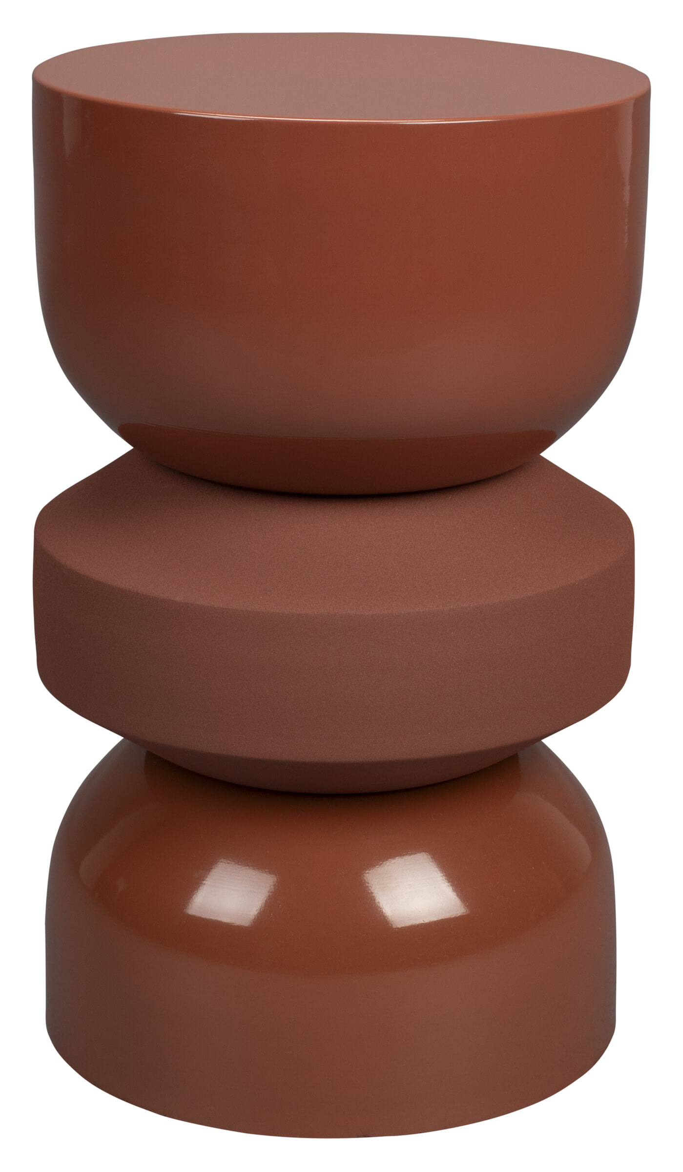 Dutchbone Bijzettafel/Kruk 'Apollo' kleur Terra | Dutchbone