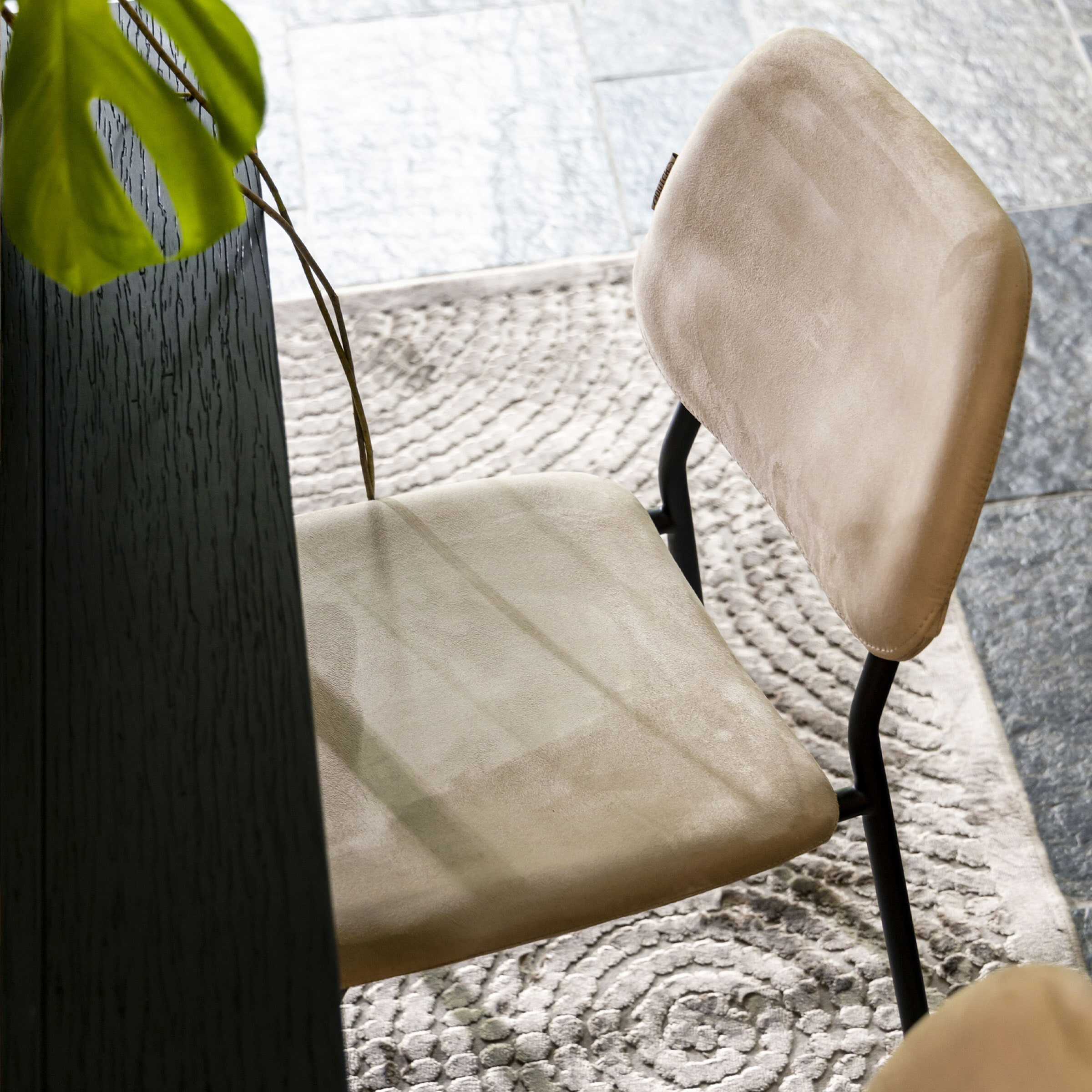 Dutchbone Eetkamerstoel 'Darby' Velvet