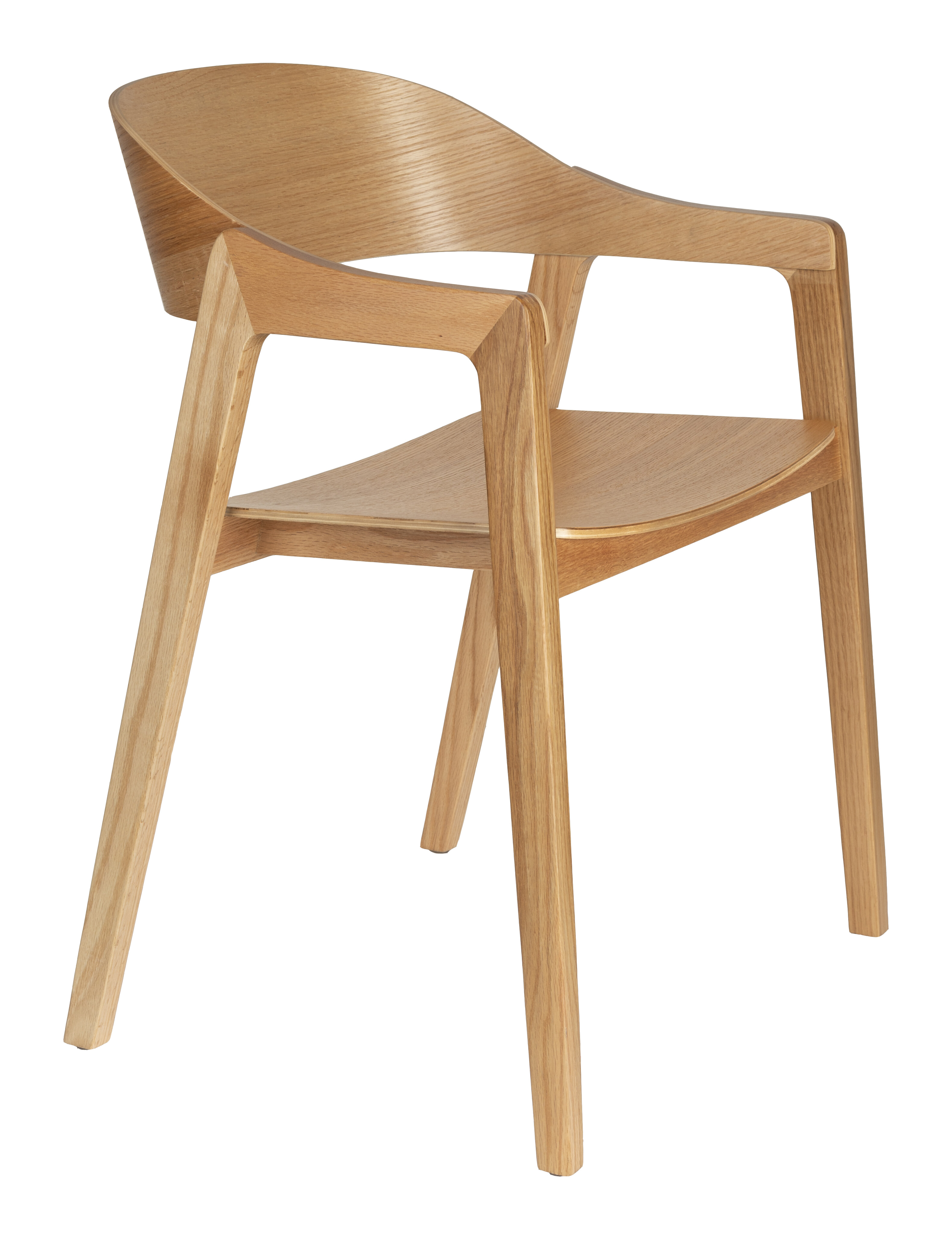Dutchbone Eetkamerstoel 'Westlake' Eikenhout