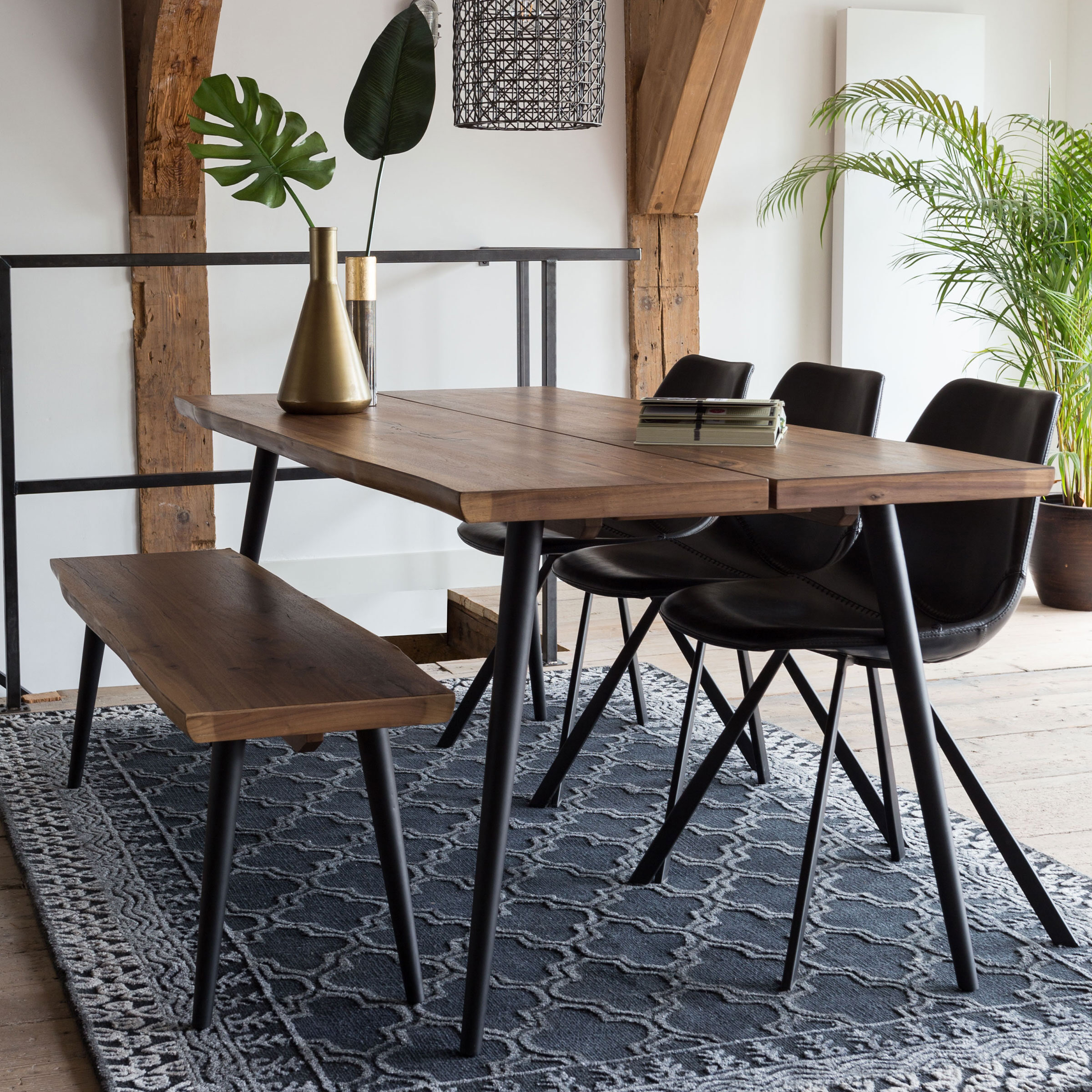 Dutchbone Eettafel 'Alagon' 180 x 90cm | Dutchbone