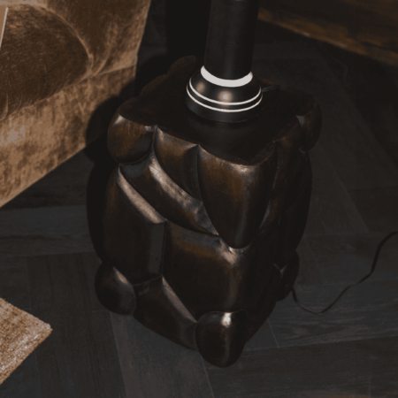 Dutchbone Krukje/Bijzettafel 'Brooklyn' Mangohout