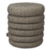 Dutchbone Poef 'Fern' Bouclé