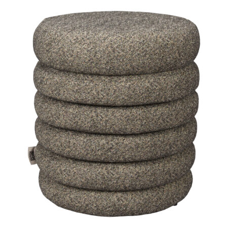 Dutchbone Poef 'Fern' Bouclé