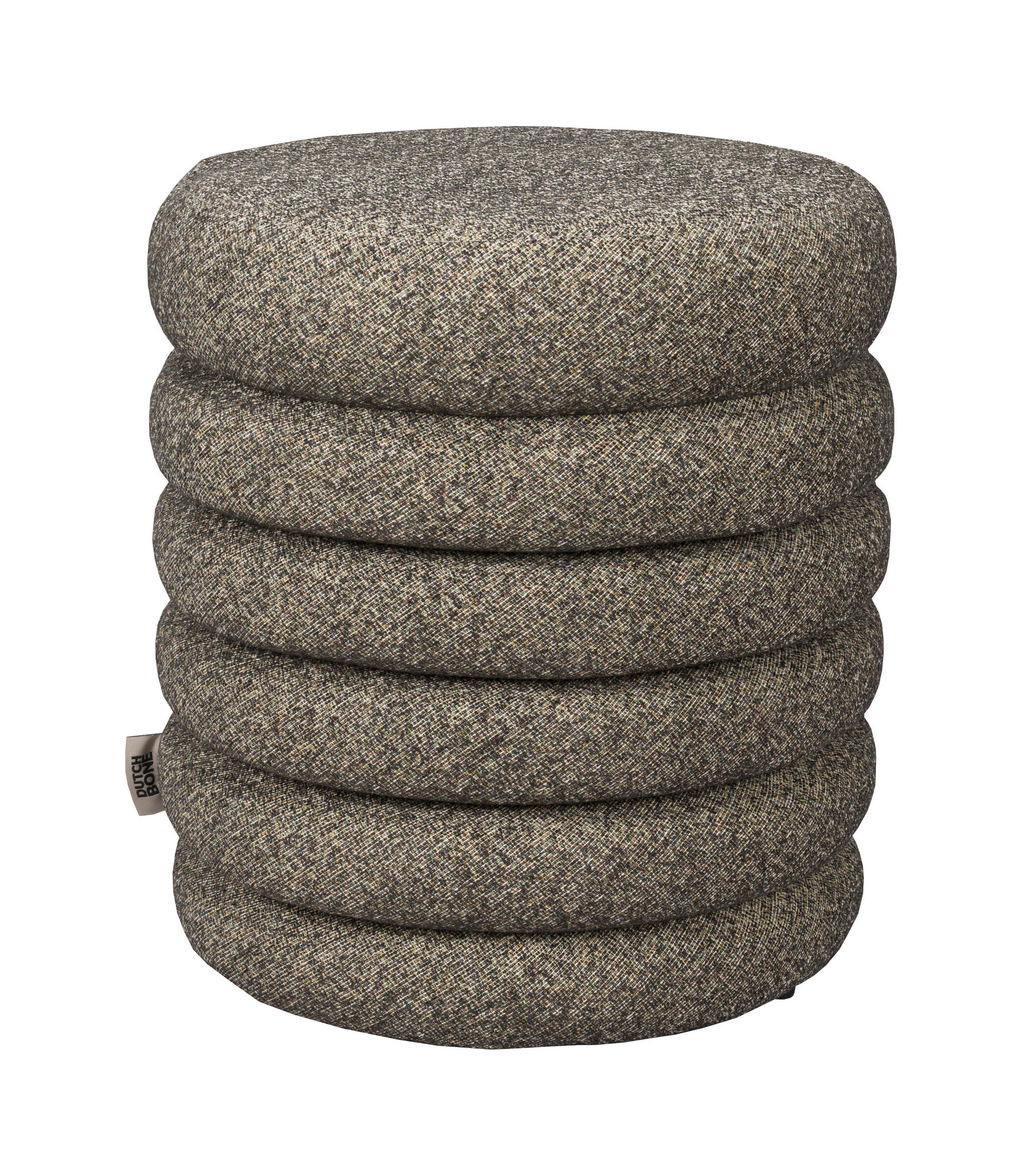 Dutchbone Poef 'Fern' Bouclé