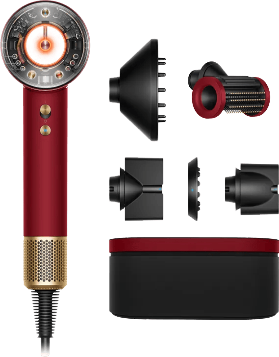 Dyson Supersonic Nural Curly + Coily Red Velvet
