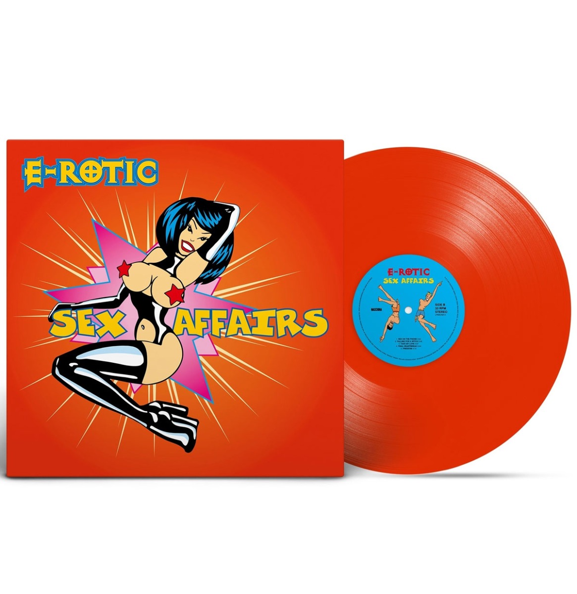 E-Rotic - Sex Affairs (Oranje Vinyl) - GELIMITEERD (LP) | Maschina Records