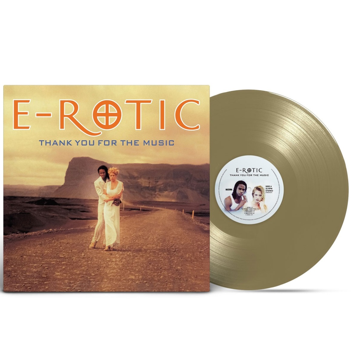 E-Rotic - Thank You Fore The Music - Abba Tribute (Goud Vinyl) - GELIMITEERD (LP) | Maschina Records